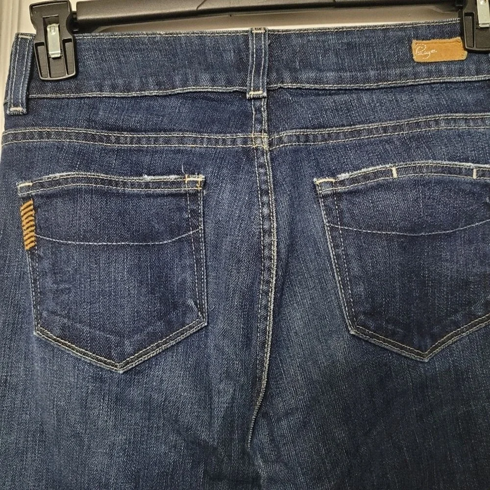 Paige Hidden Hills Bootcut Western Premium Blue Denim Jeans Size 29‎